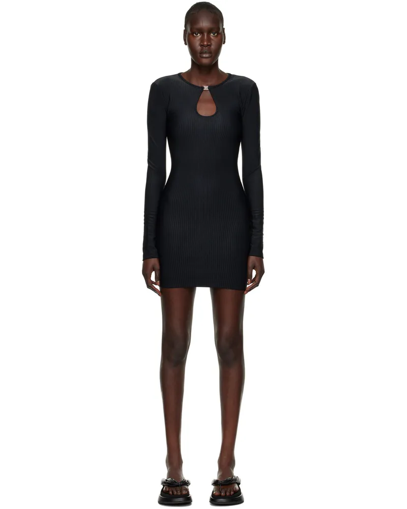 ksubi Black Charmed Keyhole Minidress 001