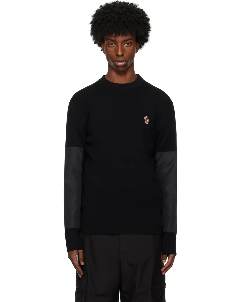 Moncler Black Girocollo Tricot Sweater 999