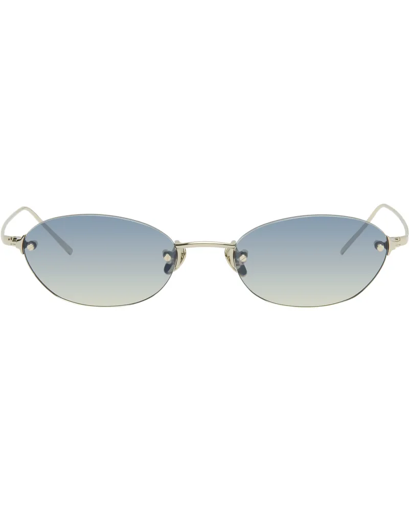 AKILA SSENSE Exclusive Gold & Blue IO Sunglasses Gold
