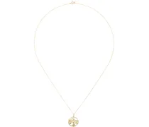 Gold Star Sign Poetry Libra Necklace