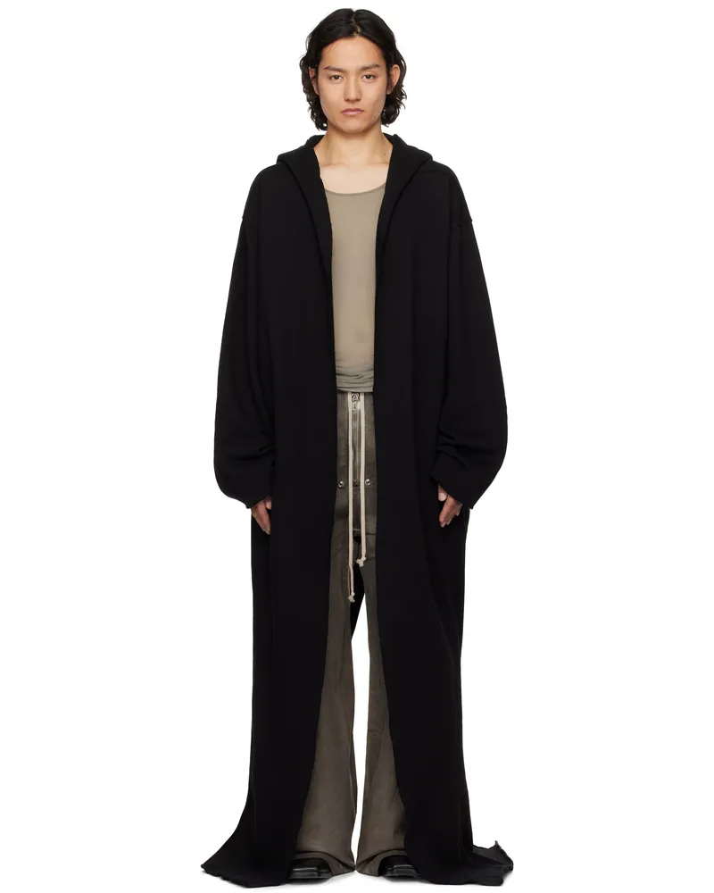 DRKSHDW by Rick Owens Black Hollywood Dragging Hoodie 09