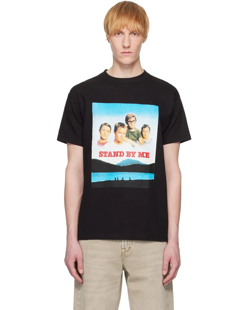Wacko Maria Black 'Stand By Me' Crew Neck T-shirt Black