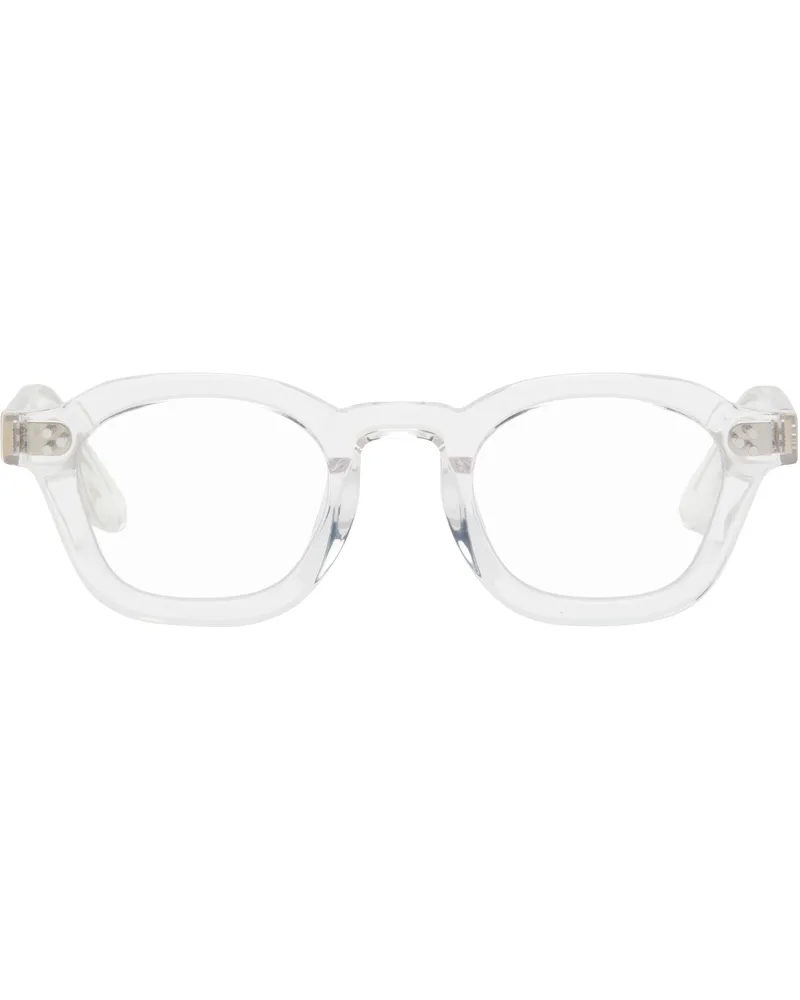 AKILA Transparent Logos Glasses Clear