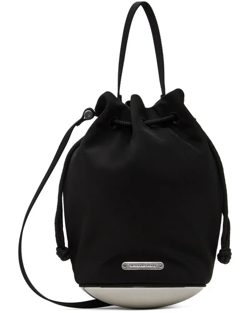 Alexander Wang Black Mini Dome Bucket Bag Black