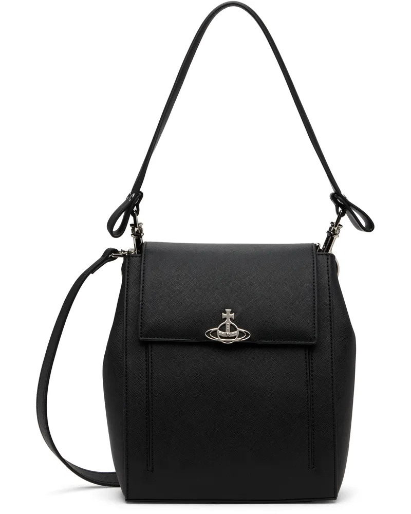 Vivienne Westwood Black Rosemary Shoulder Bag Ss25-n401