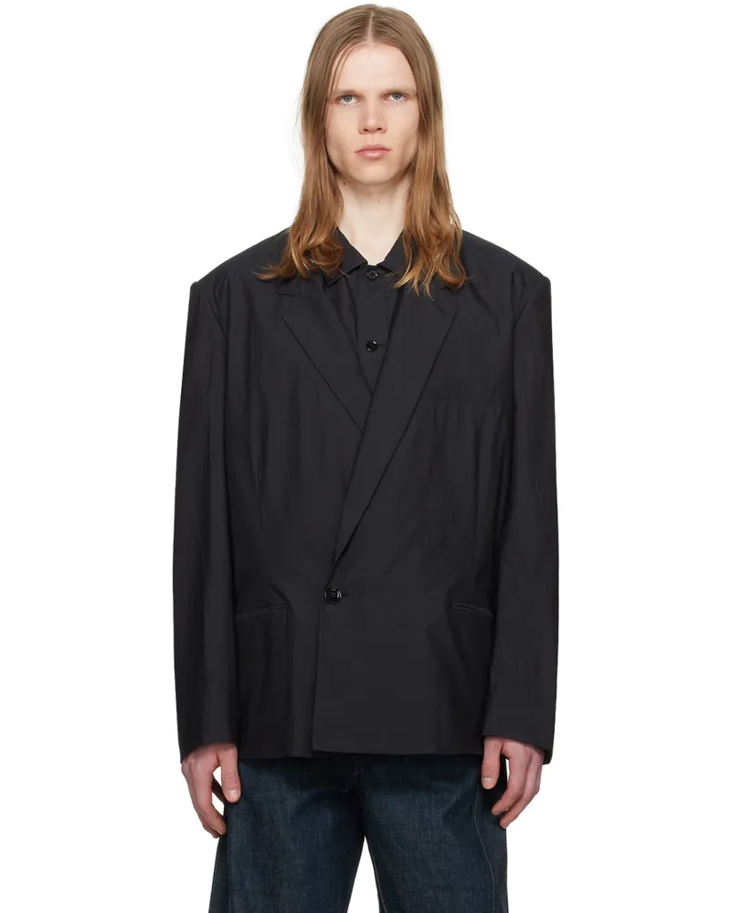 Christophe Lemaire Black Light Blazer Bk999