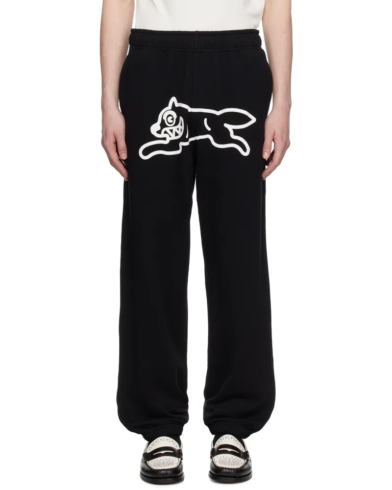 ICECREAM Black Running Dog Lounge Pants Black
