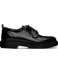 AMI Paris Black Anatomical Toe Derbys Black