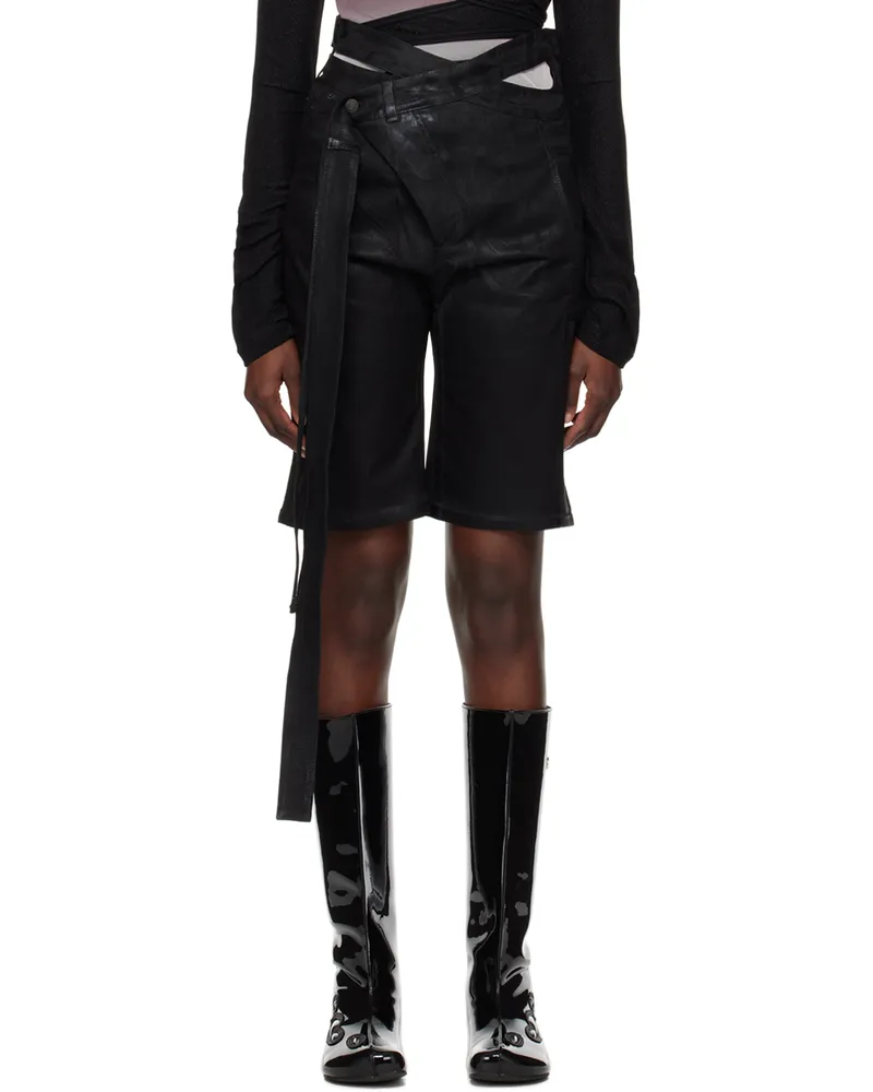 OTTOLINGER SSENSE Exclusive Black Denim Shorts Black