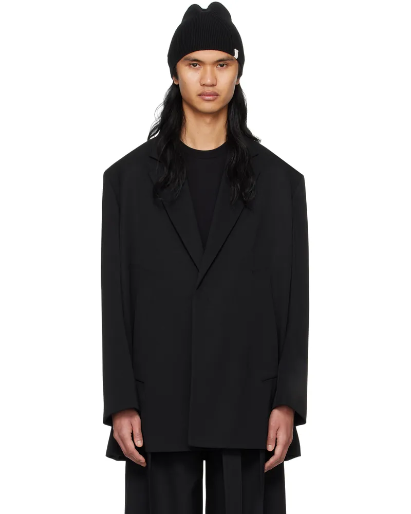 Jil Sander Black Tailored Blazer 001