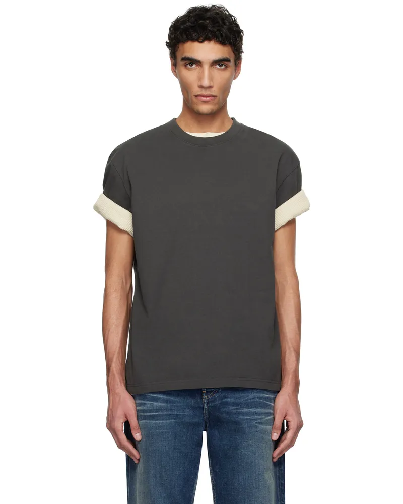 Axel Arigato Gray Motto T-shirt Dark