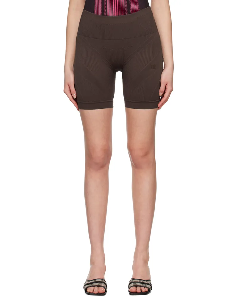 MISBHV Brown Gaia Shorts Brown