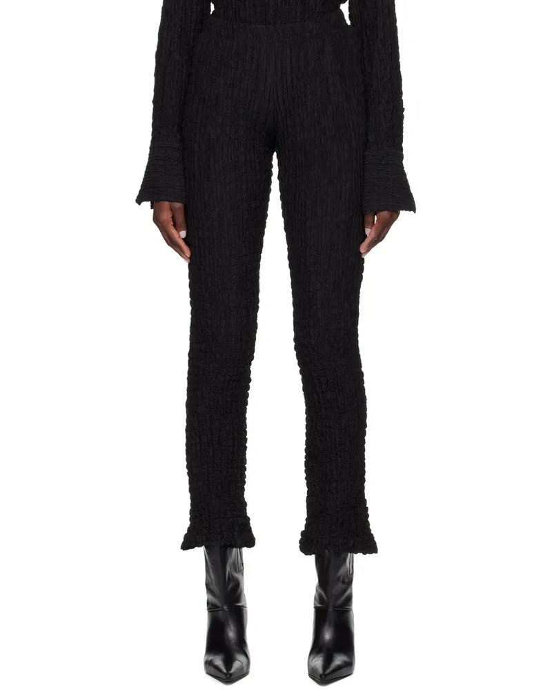 Song For The Mute Black Pop Corn Leggings Black