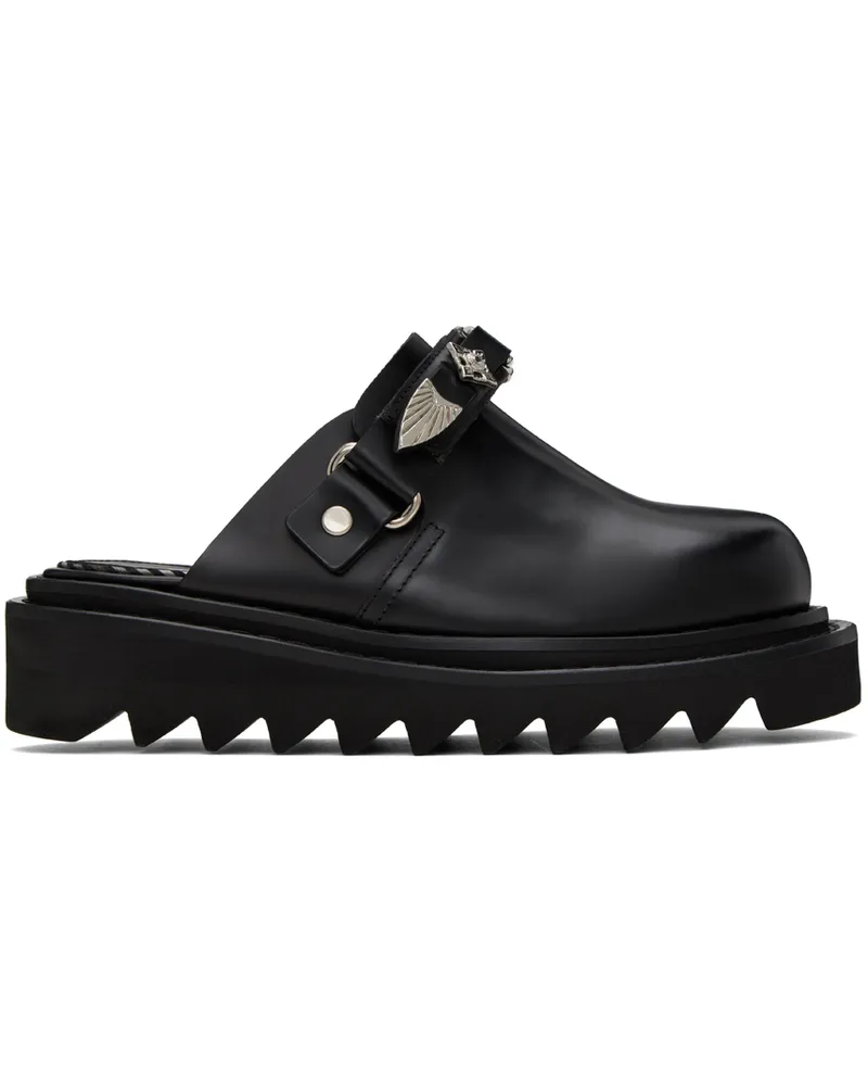 Toga Black Chunky Loafers Aj1239