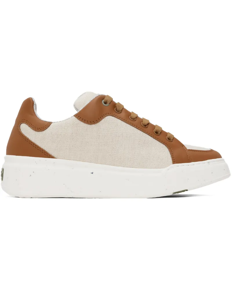 Max Mara Beige & Tan Maxigreen Sneakers 1
