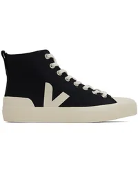 VEJA Black & Off-White Wata II Canvas Sneakers Black_pierre