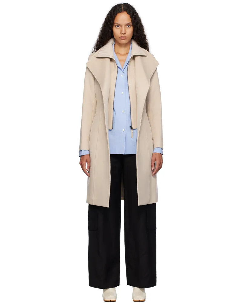 Mackage Beige Norita Coat C0281