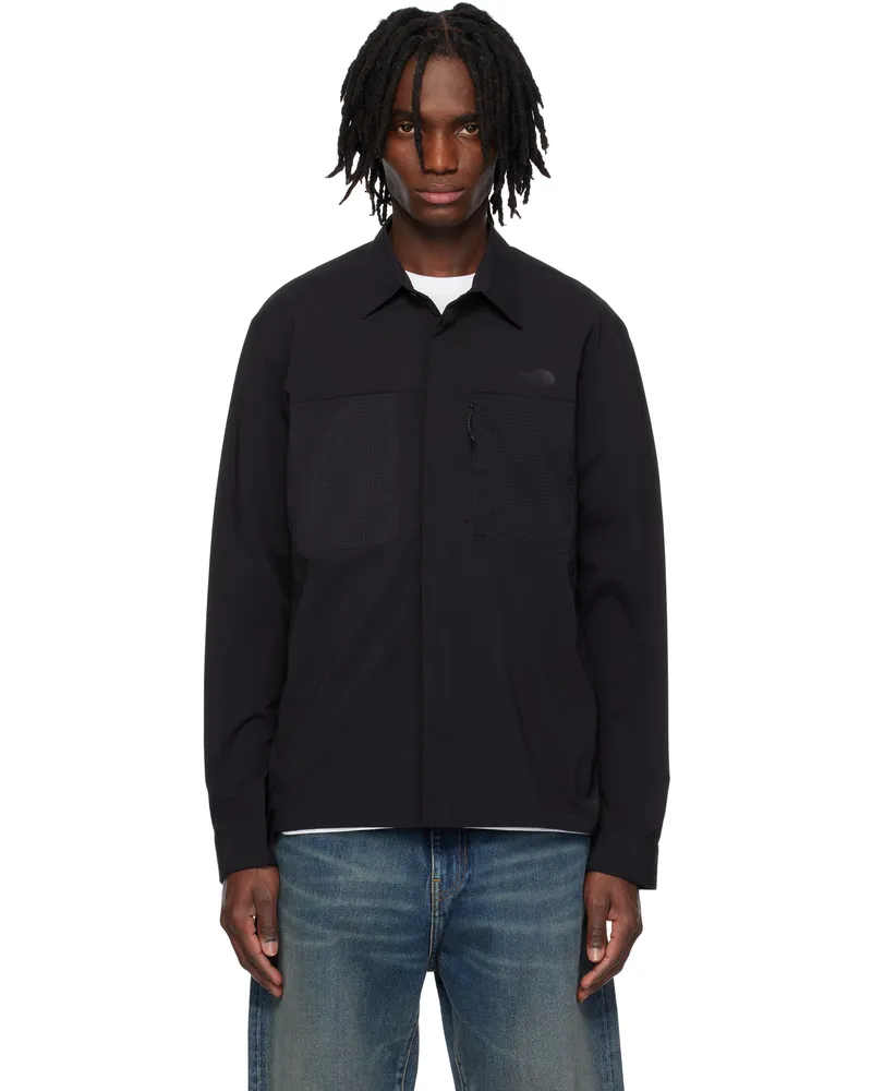 The North Face Black Long-Sleeve LIGHTRANGE Shirt Tnf