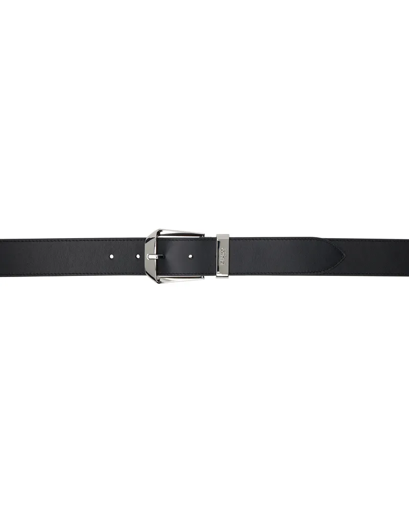 Kenzo Black Kenzo Paris 'Kenzo Buckle' Belt Black