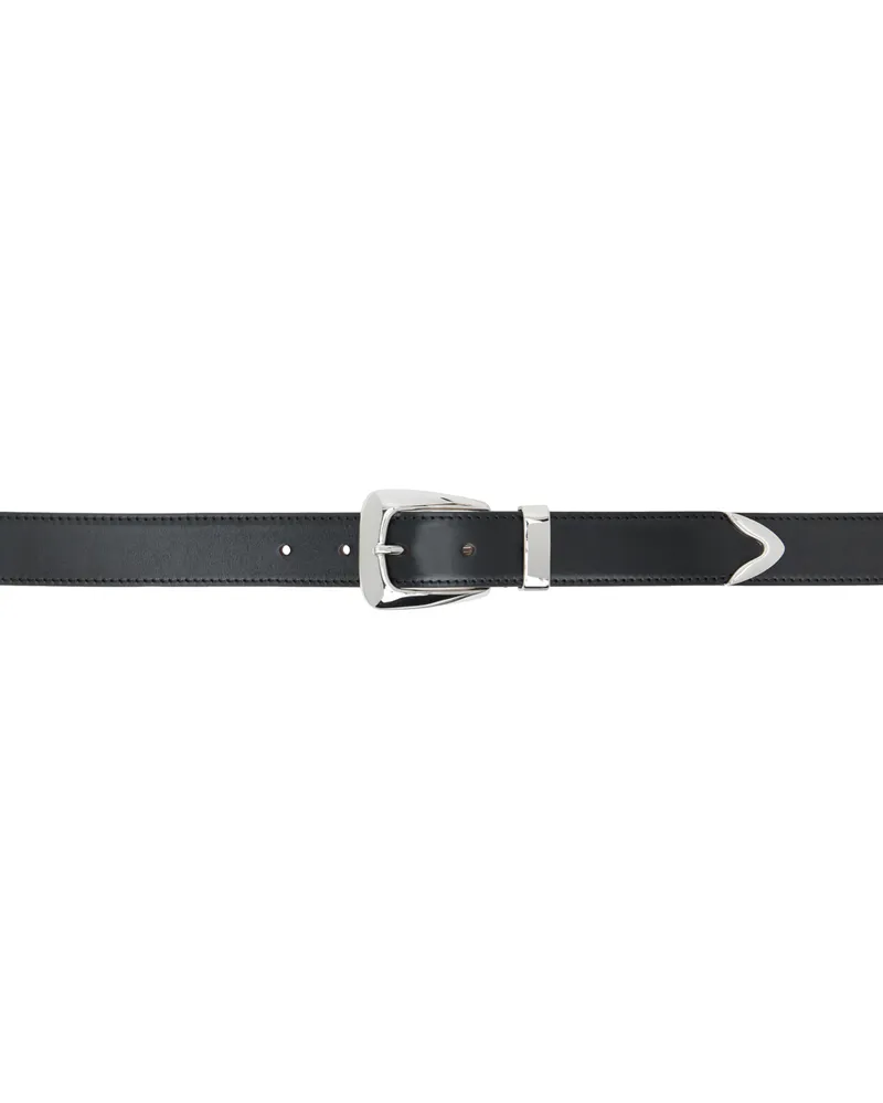 KHAITE Black 'The Benny' Belt 200
