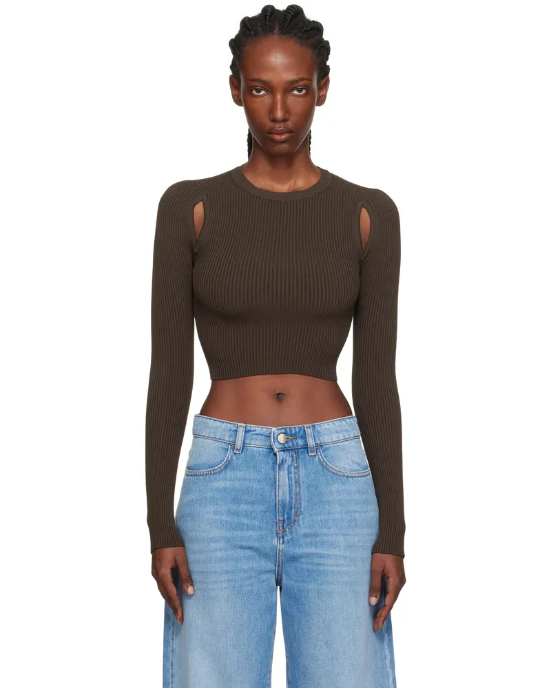 Max Mara Brown Ala Sweater 010