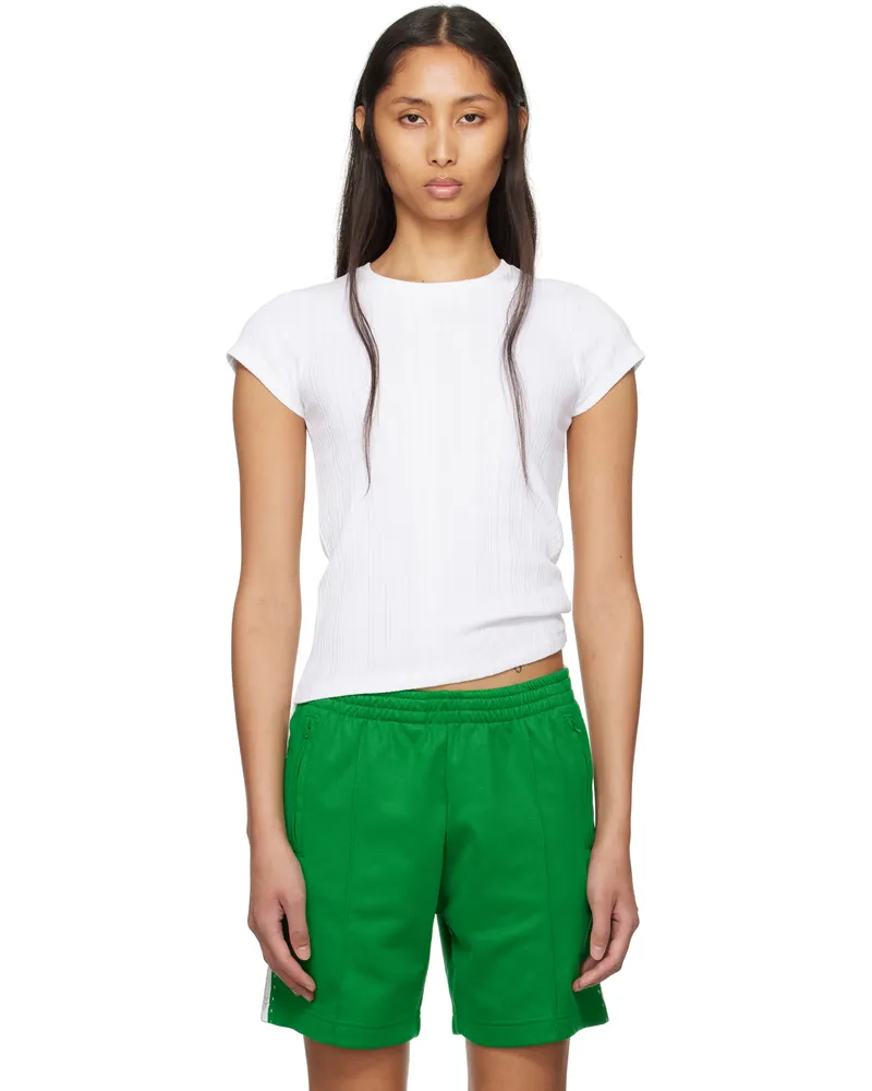 RE/DONE White Hanes Edition Varigated 60s Slim T-shirt Optic