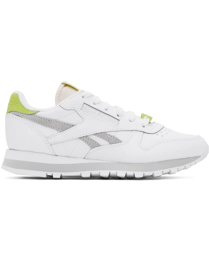 Reebok White Classic Leather Sneakers Ftwwht