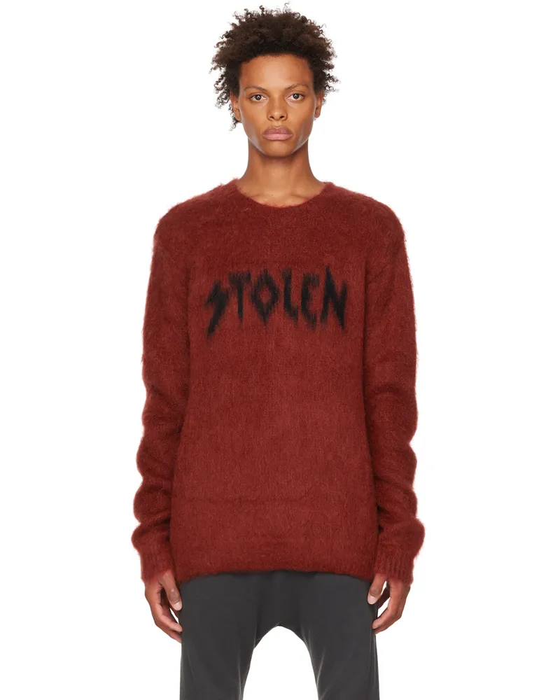 Stolen Girlfriends Club Red Dark Metal Sweater Berry