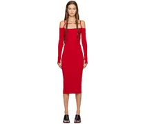Red Le Chouchou 'La Robe Sierra' Midi Dress