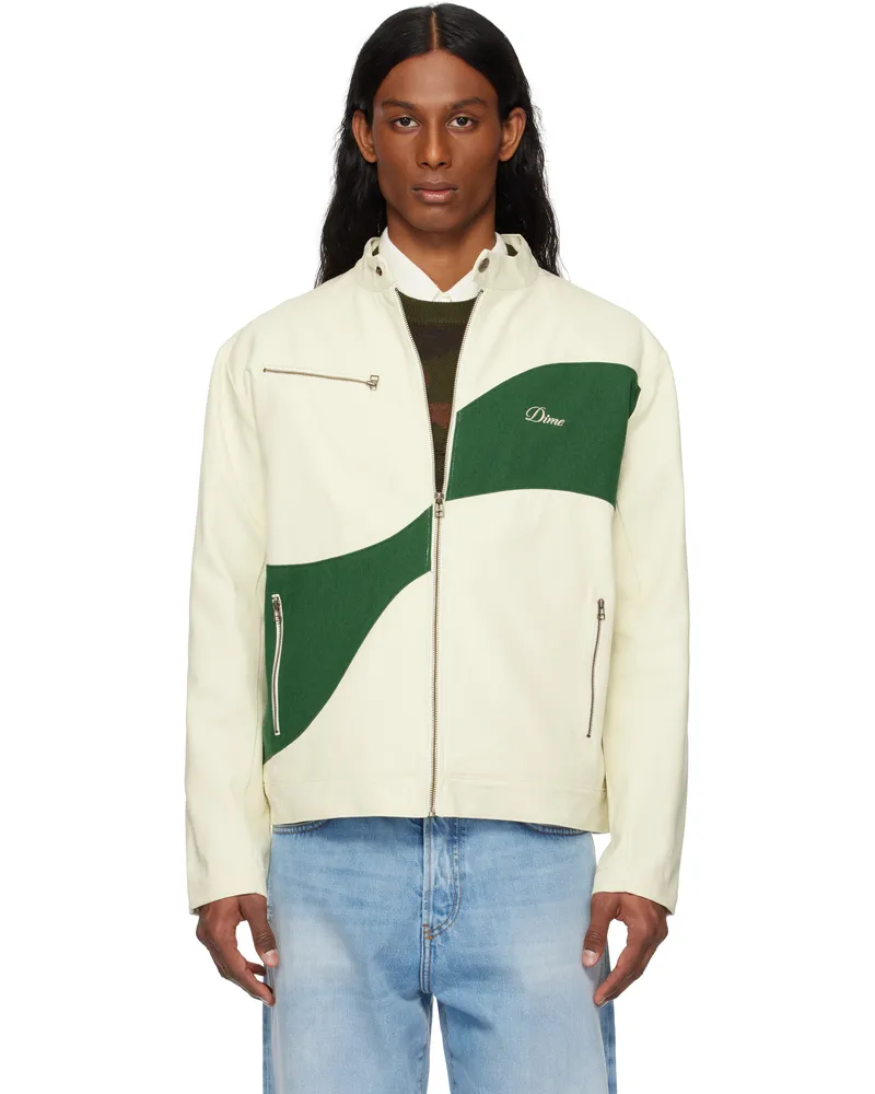 Dime Off-White Moto Jacket Cream