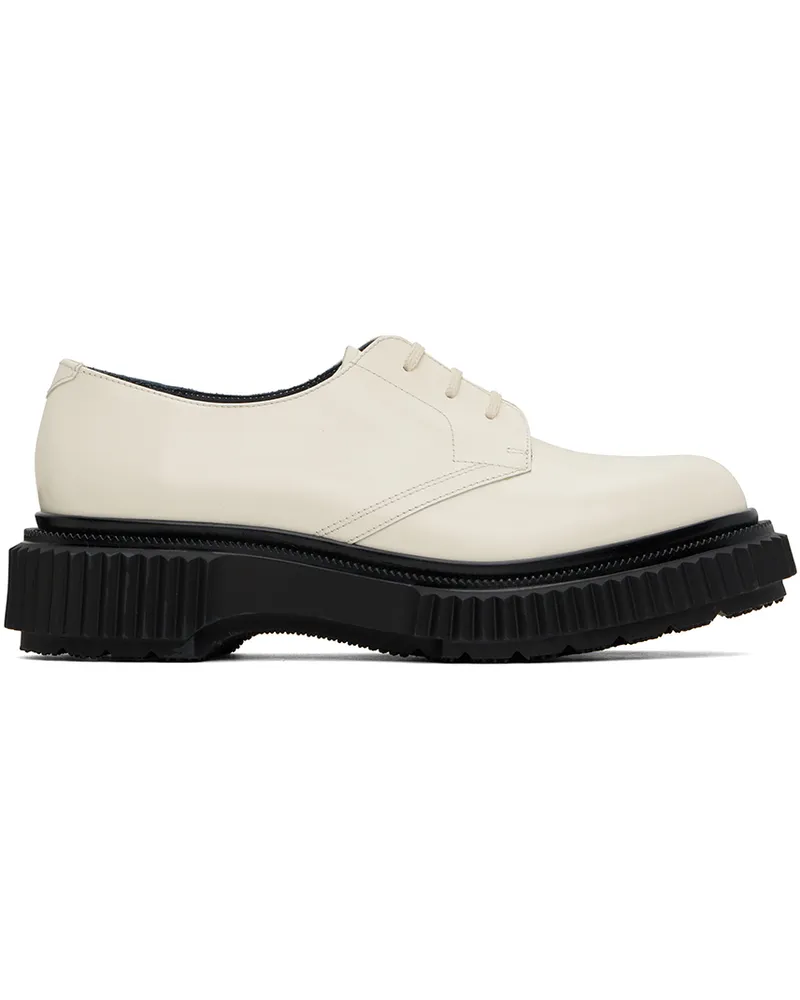 Adieu Paris White Type 202 Derbys Ivory