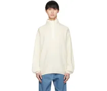 Off-White Placket Sweater