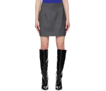Gray Mani Miniskirt