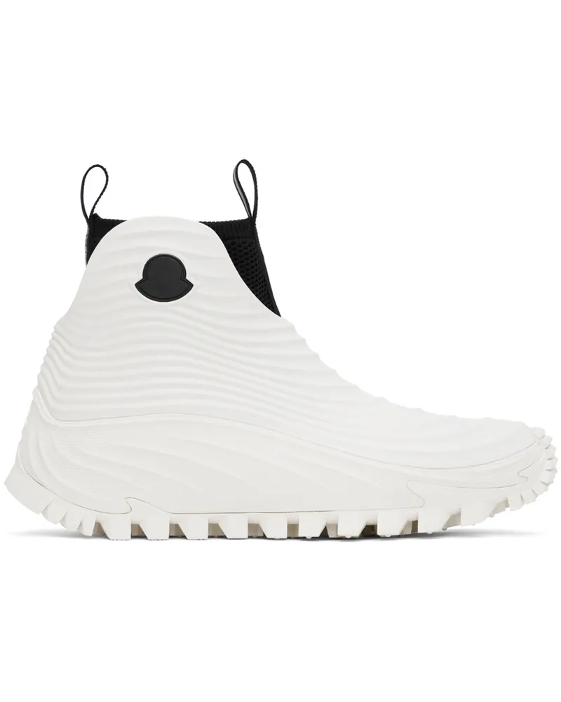 Moncler Moncler Alicia Keys White Acqua High Rain Boots Po9