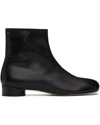 Maison Margiela Black Anatomic Ankle Boots Tblack