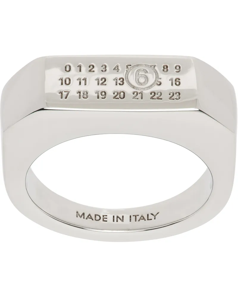 Maison Margiela Silver Numeric Ring 951