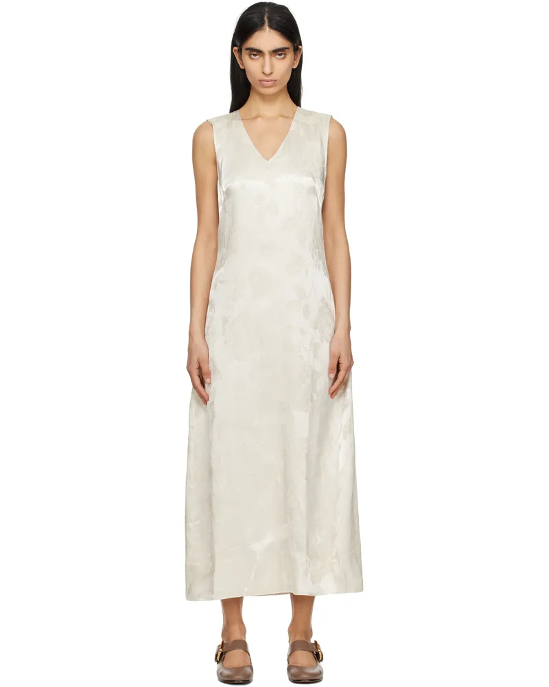 Holzweiler Off-White Luka Jacquard Maxi Dress 1002