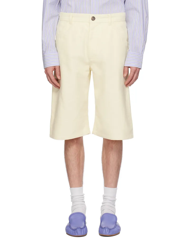 Wood Wood Off-White Robbie Shorts Off-white