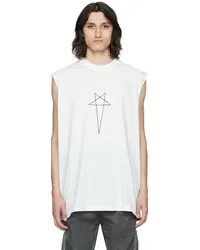 DRKSHDW by Rick Owens White Tarp T-Shirt Milk