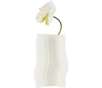 Off-White Moire Vase