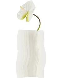 ferm LIVING Off-White Moire Vase Off-white