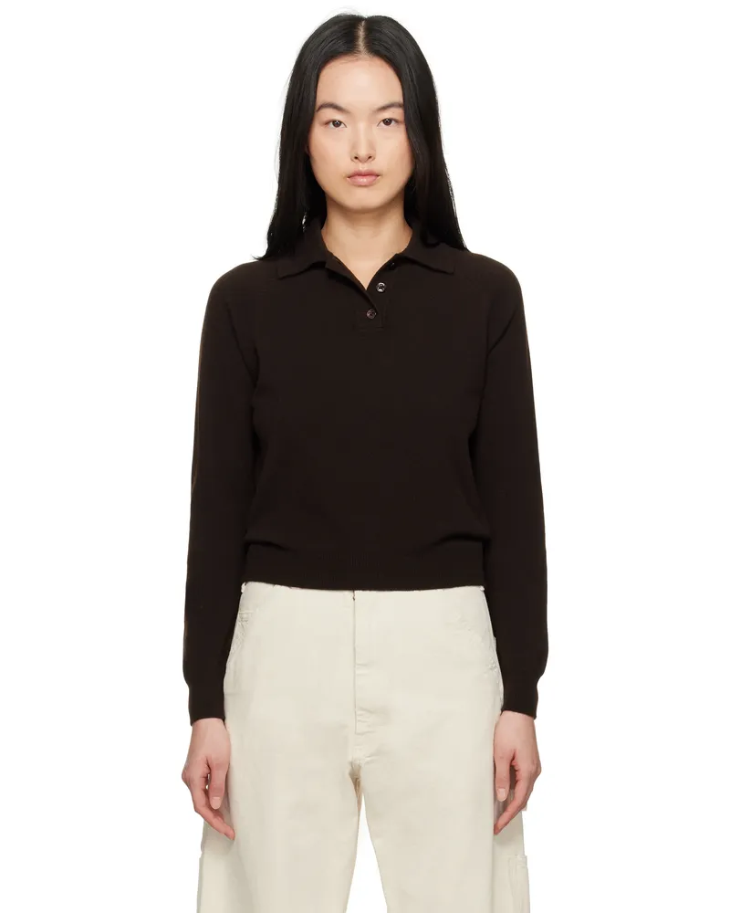 Maison Margiela Brown Wool Polo 144m