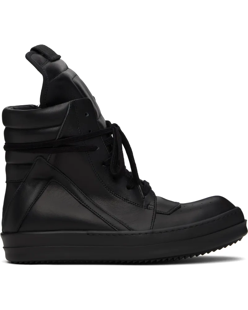 Rick Owens Black Hollywood Geobasket Sneakers 999