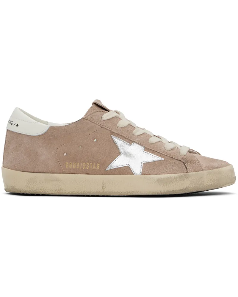 Golden Goose Pink & White Super-Star Classic Sneakers Pink