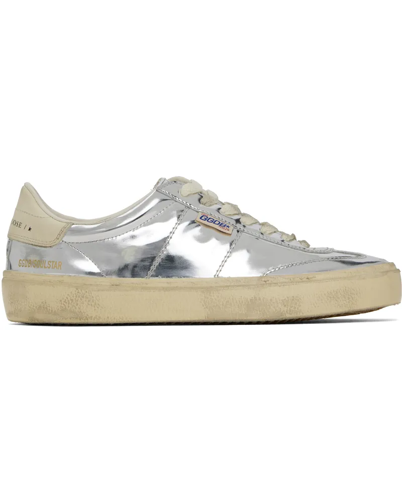 Golden Goose Silver Soul Star Sneakers Silver