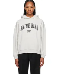 Anine Bing Gray Harvey Hoodie Grey