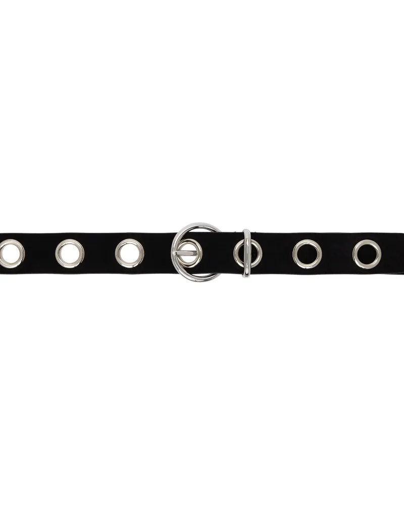 Anderson's Black Casual Suede Leather Belt N1
