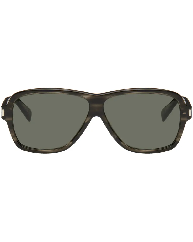 Saint Laurent Gray SL 609 Carolyn Sunglasses Havana-havana-grey