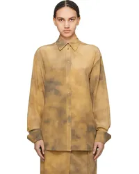 SPORTMAX Beige Button Shirt Beige