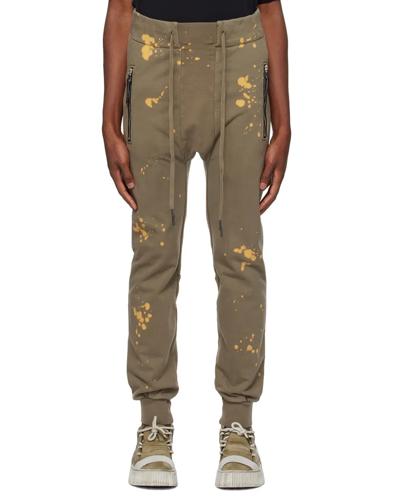 Boris Bidjan Saberi Khaki P13 Sweatpants Dark